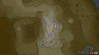 Cool Safflina locations in the eastern Gerudo Highlands.