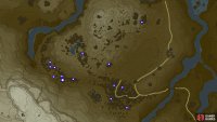 Endura Shroom locations at Satori Mountain.