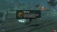 The chest contains a Royal Bow.