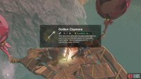 The third platform down has a Golden Claymore.