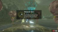 The chest here has a shiny spear.