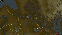 Hearty Truffle locations in the Faron region.