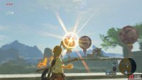 If you can’t reach the platforms, you can shoot them down by sniping the Sky Octoroks.