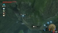 Search the side of the woods near the river, as well as the cliff further south.