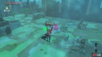 Finally, glide down towards the Guardian Stalker.