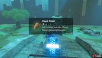 Also, on top of the left attached wall, there’s a Royal Shield up for grabs.