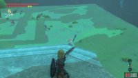 It’s a bit anti-climatic, but if you can reach the top of the tower, you can snipe the Lynel safe from attacks.