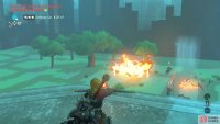 Rain down Bomb Arrows on the Bokoblin riders.