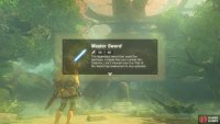 Outside, your Master Sword will be powered up for the last time.