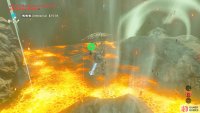 Jump towards the air vent and use it to glide upwards.