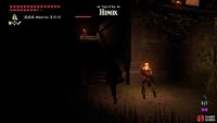 When the going gets tough, look for the flame-lit torches and run up the stairs of the buildings.
