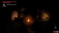 Aim for the Flameblade Lizalfos slightly to the right.
