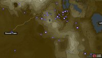Zapshroom locations near the Gerudo Desert.