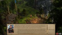 If you traveled to Thorn Ford before the Ancient Tomb, you’ll meet the Stag Lord’s right-hand man, Akiros.