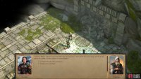 After the battle, talk to Tristian and accept the cleric into your party.