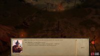 Return to the barbarian camp and tell HIlla the truth, or lie to her, fighting if necessary.