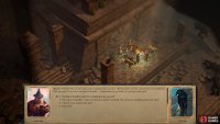 When you leave the tomb, you’ll again be accosted by the talkative raven. Avoid giving it your name.
