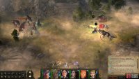 Split your party up to ward off two groups of wolves,