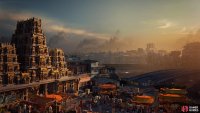 The story begins in an Indian marketplace