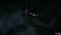 Hold down L1 and use the left analog to climb or descend the rope for higher and lower platforming