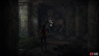 Inspect the statue along the way