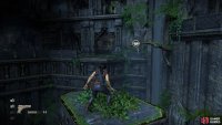 Rope swing to reach the battle area