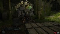 Go through the collapsed rubble