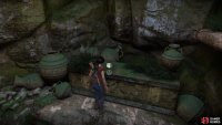 Go into the room directly ahead of you to find the treasure