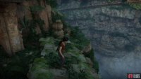 Drop down to the first platform and look left
