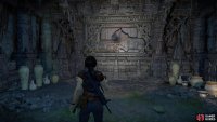 Continue right of the Sala vs. the tiger sculpture