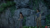 You’ll come to a gap that you can vault up into
