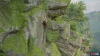 Swing to the gap beneath where you jumped off