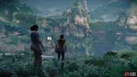 Follow the cliff edge until you find the prompt