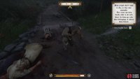 Sufficiently besting an opponent in combat will cause them to surrender.