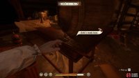 Look for Erik’s trunk keys beneath the barrel of ale.