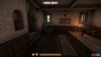 You will find the Bailiff working at his desk.