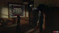 Move throughout the upstairs rooms to hide