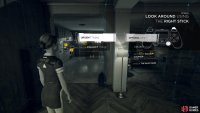 Look for the yellow markers around the environment to interact with