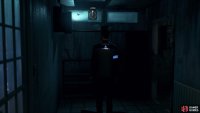 Follow the blood to the end of the hall by the bathroom
