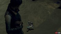 Find the gun on the ground