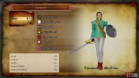 You only have the items Sylvando had on him from the first part