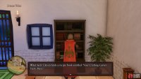 You can find the first of two Recipe Books by searching the bookshelf of the southern most house