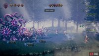 The boss will use Spirit Away to remove a party member from battle