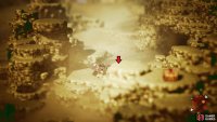 To get the chest, you need to find the hidden path shown