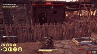 Leap over the fence and enter the doctor’s room, where you will find Dimas working.