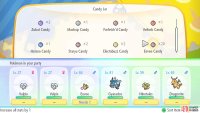 Whereas species candy only work on certain Pokémon species (and their evolved forms).