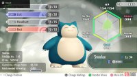 Here’s a Snorlax we just caught.