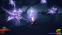 the Crystals can’t be blocked, keep dodging to avoid them.