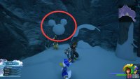 Drop down off the large wall to find this Lucky Emblem