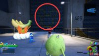Look on the wall behind the Banana Flan